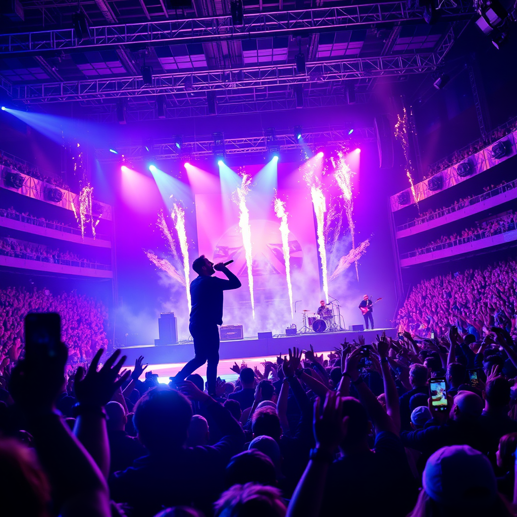 Maximum rock energy electrifies Yorkshire concert venue
